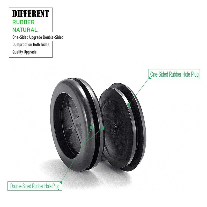 Rubber Grommet, 1" Inside Diameter 1-1/4"Drill Hole, Rubber Hole Plug,Synthetic