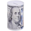 Home Bay Metal Money Piggy Bank with 100 Dollar Bill