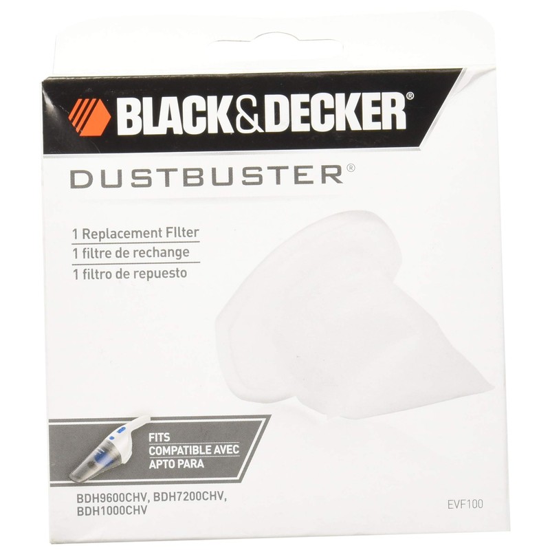Black+Decker Vacuum Filter For Filter 1 pk