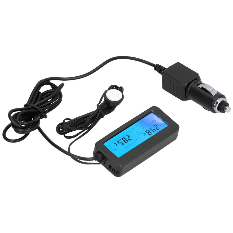 Mini Thermometer Electronic Temperature Meter with LCD Display DC12V for