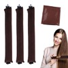 Pack of 3 Heatless Curls, Flexi Rods with Hooks, Overnight,