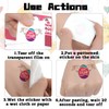 Easter Tattoo Easter Gifts Children, 15 Sheets Luminous Easter Eggs