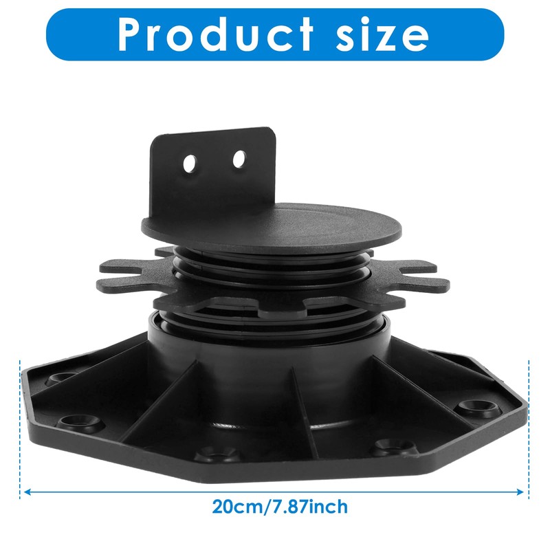 5PCS Decking Support Decking Pedestal Riser Bearing Support 30-60mm Height