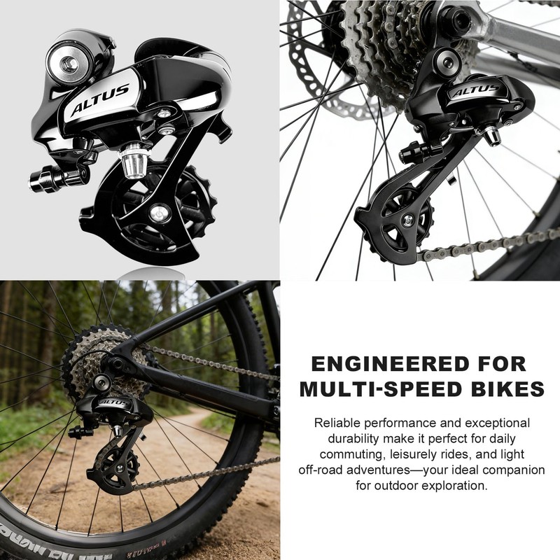 VERKSTAD Bike Rear Derailleur Altus RD-M310 7/8 Speed Direct Mount