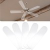 CroBlissful 10 Pcs 20-1/2'' Ceiling Fan Blades for 52" Clear