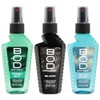BOD man Body Spray Gift Set, Black, Fresh Guy, Blue