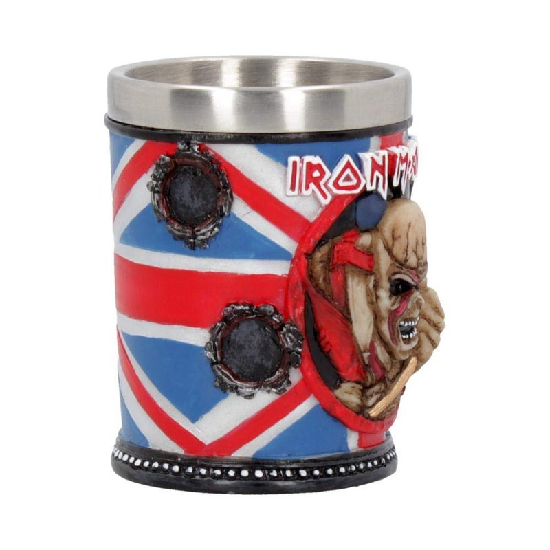Nemesis Now B4126M8 Iron Maiden Bicchierino da liquore, 7 cm,