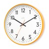 Acctim Hugo Modern Bright 30cm Wall Clock (Tangerine Dream)