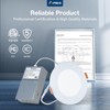 Amico 12 Pack 4 Inch 5CCT Ultra-Thin LED Recessed Dimmable