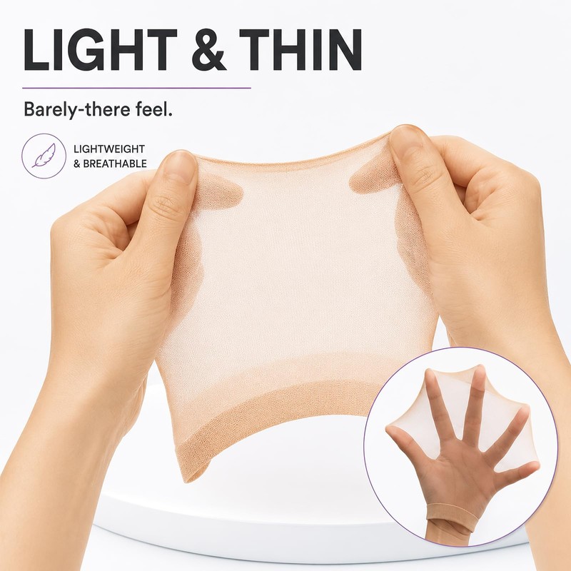 4 Pieces Wig Caps Breathable Ultra-thin Stretchy WigCap Stocking for
