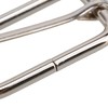 BQLZR, Metallschnallen mit Schiebedorn, 38 mm, 20 Stück, N08437, Silber/Schwarz,