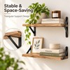 Wooden Floating Wall Shelf for Home Organization – Space-Saving Wall-Mounted