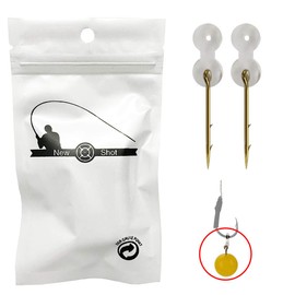 12x Carp Boilie Bait Spike for Carp Fishing Sting Pin with Clear Rubber Corn Ronnie Hair Rig Carp Feeder Tackle