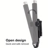 Expandable Baton Holster, 360 Degree Duty Belt Flashlight Holder Telescopic