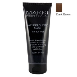 Makki Semi-permanent hair colouring mask colour and nutrition brown/dark brown