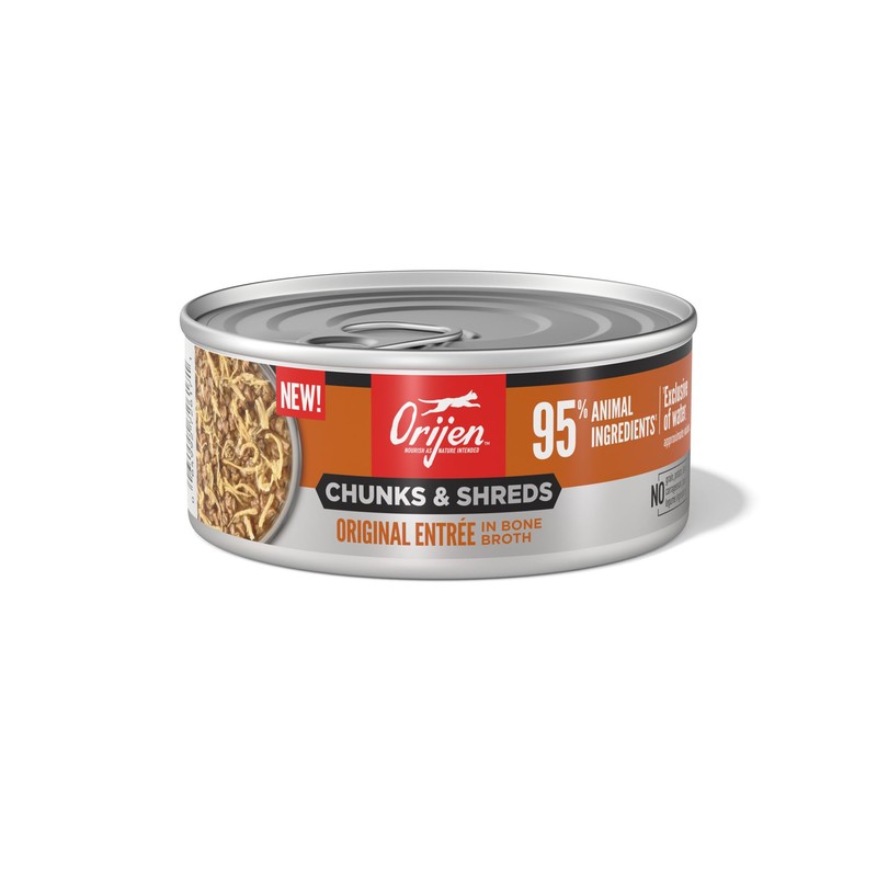 ORIJEN Chunks & Shreds Original Entrée, 5.5oz