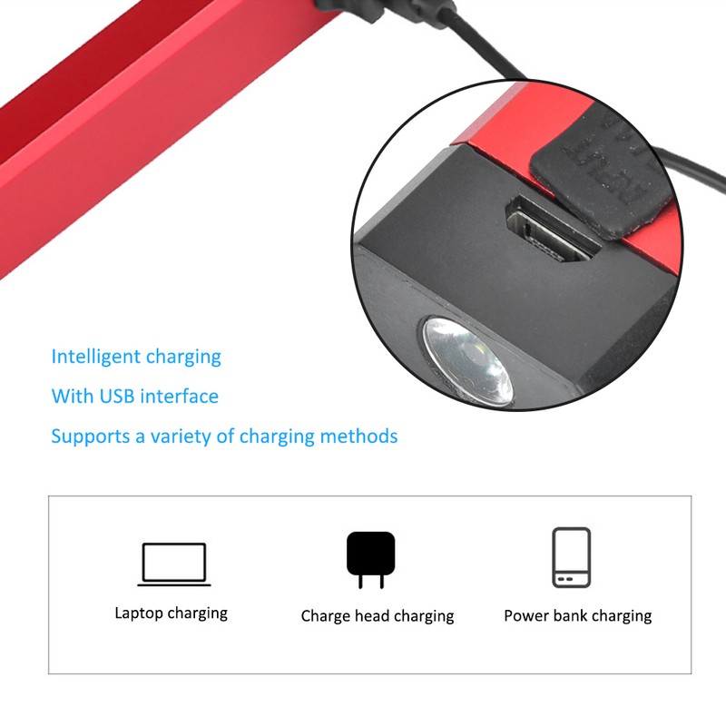 USB Charging Working Light Car Maintenance Outdoor Lighting Camping Magnetic