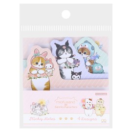 Sunstar Stationery mofusand Sticky Notes, Die Cut Blocks, Flower S2841002