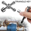 Triangular Key, Triangular Key for Barrier Posts, Bollard Key, 5