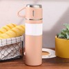 500ml Stainless Steel Vacuum Flask Set Portable Insulated Bottle with