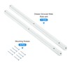 sourcing map Drawer Slides, 1Set 300mm - Plastic Drawer Rails