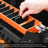 DNA MOTORING 2-Layer Lockable Tool Box Plastic Portable Storage Folding