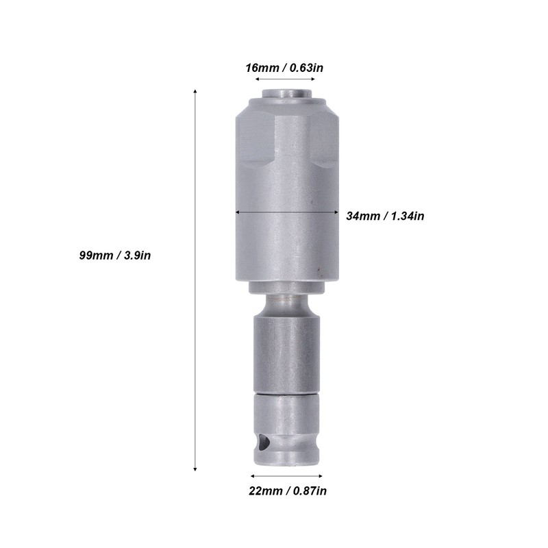 Impact Wrench to Electric Hammer Adapter High Carbon Steel Wrench