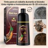 2 Pzs Hair Dye Shampoo Tinte Para Cubre Canas Castao