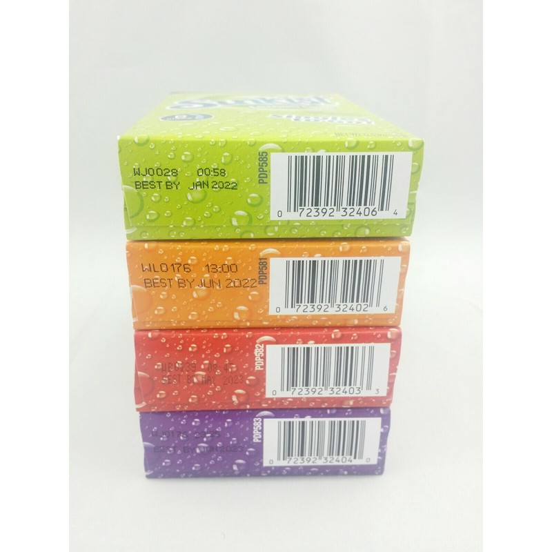 Sunkist Singles To Go Lot Of 4 Fruit Flavors Zero