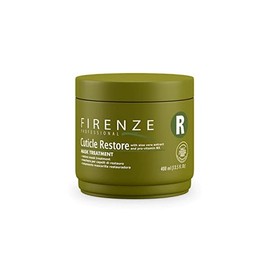 Firenze Professional Cuticle Restore Mask Treatment (salt sulfate & paraben free) 13.5 oz with Free Red Gift Bag
