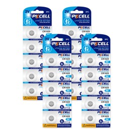 PKCELL CR 1025 Battery CR1025 3V Lithium Battery (20 Count (Pack of 1))