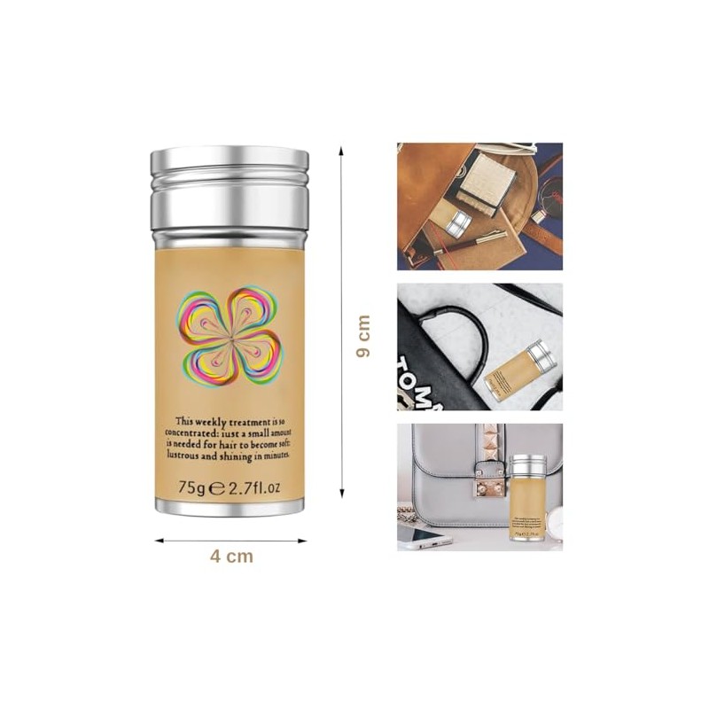 1pz Cera en Barra Peinar Cabello y Control de Frizz