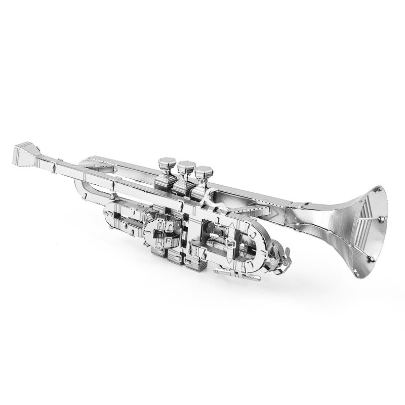 Metal Earth Trumpet 3D Metal Model Kit Fascinations