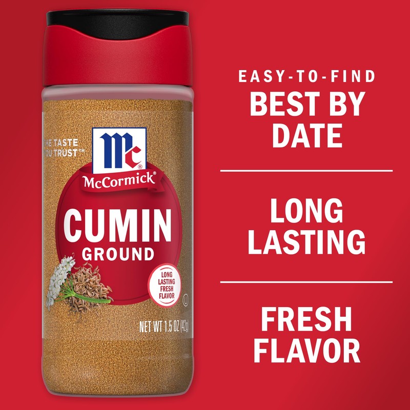 McCormick Ground Cumin, 1.5 oz (Pack of 6)