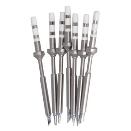 7Pcs Mini Smart Electric Soldering Iron Tip Kit 7 Types Stainless Steel Soldering Tip Set for MINIWARE TS100