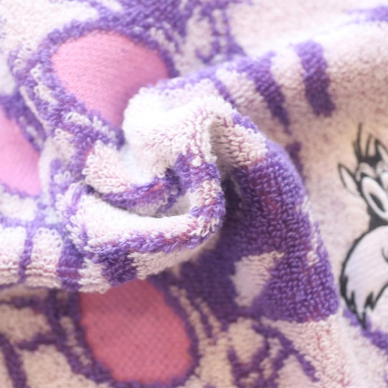Marushin Mini Towel, Looney Tunes, Silvester Pattern, Hand Towel, 100%