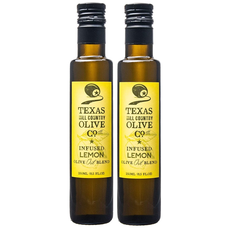 Texas Hill Country Olive Co Lemon Infused Olive Oil -