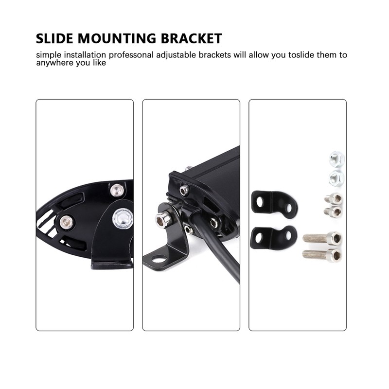 7inch 6 LED 30W 6000LM Car Work Light Strip Bar