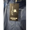 American Stitch Men’s Blue Windbreaker Jacket Full Zip Short Sleeve