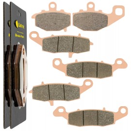 Caltric Front And Rear Brake Pads for Kawasaki Ninja 650R EX650 Ex 650 2006-2011