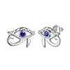 Aurora Tears Egyptian Eye of Horus Stud Earrings 925 Sterling