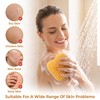 3 Pcs Sea Sponges for Shower, Natural Sea Sponge Loofah