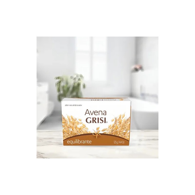 Jabón En Barra Grisi Avena 125g (pack 4)