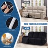 TAOCOCO Recliner Sofa Covers Stretch Reclining Couch Cover, Jacquard Recliner
