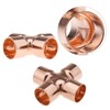 Be In Your Mind 5Pcs 15mm 4-Way Cross Union Pipe