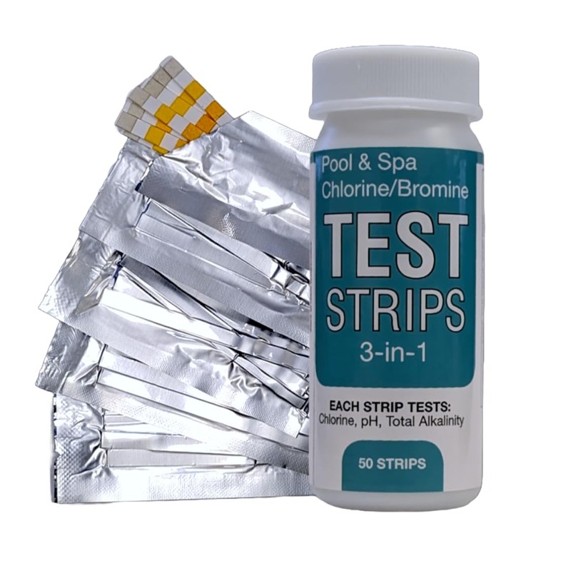 CANADIAN SPA CO. 3 in 1 Pool Test Strips for
