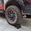 ROBLOCK 2 Pack Wheel Chocks Rubber Heavy Duty Black with