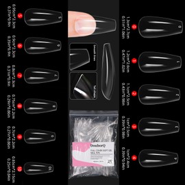 Major Dijit Gel Nail Kit - Beginner Gel Nail Set with Nail Drill, 0.5oz 4-in-1 Nail Glue, 500PCS MediumCoffin Nail Tips, UV Lamp for Nail Extension & Art nail