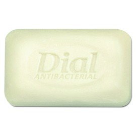 Dial 00098 Antibacterial Deodorant Bar Soap, Unwrapped, White, 2.5oz (Case of 200)
