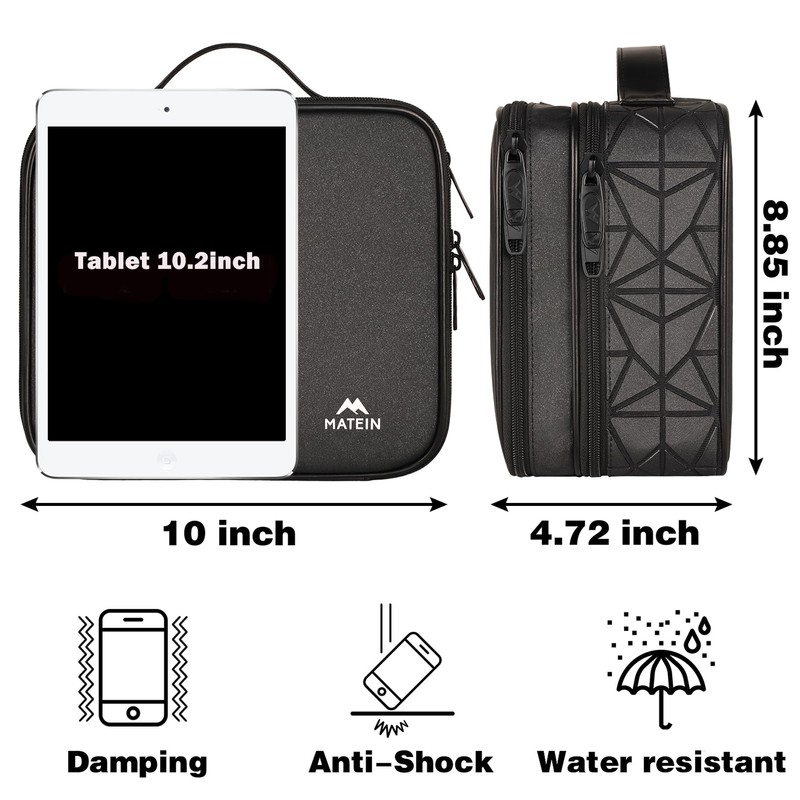 MATEIN Cable Organizer Bag, Waterproof Travel Electronic Storage, Shockproof Portable